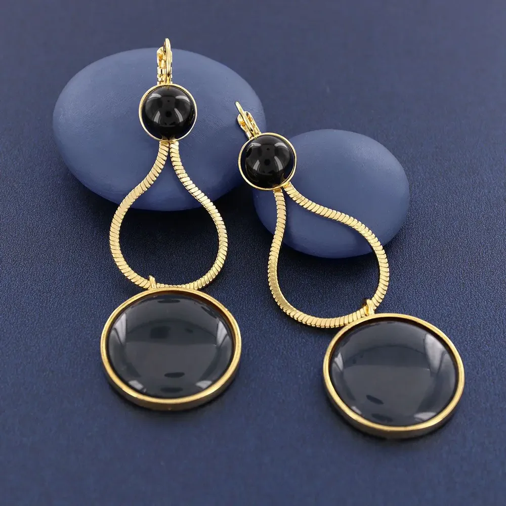 Jewelry - INSTINCT SLEEPERS GOLD BLUE COLOR - TARATATA BIJOUX