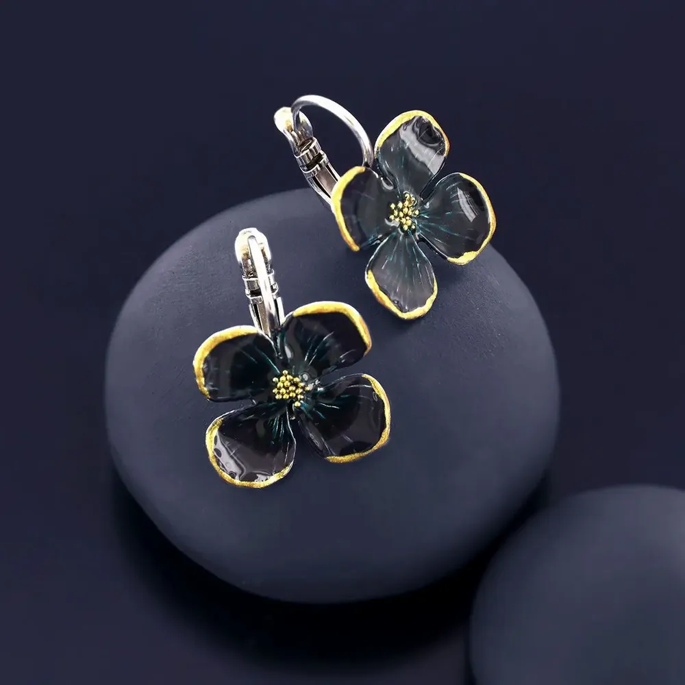 Jewelry - Hydrangea bedside tables, silver and blue - TARATATA BIJOUX