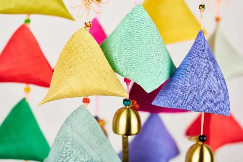 Cadeaux - [ATELIER D'ARTISANAT HANJI HONG HYUN-JEONG] Cloche à vent en ramie - KCDF