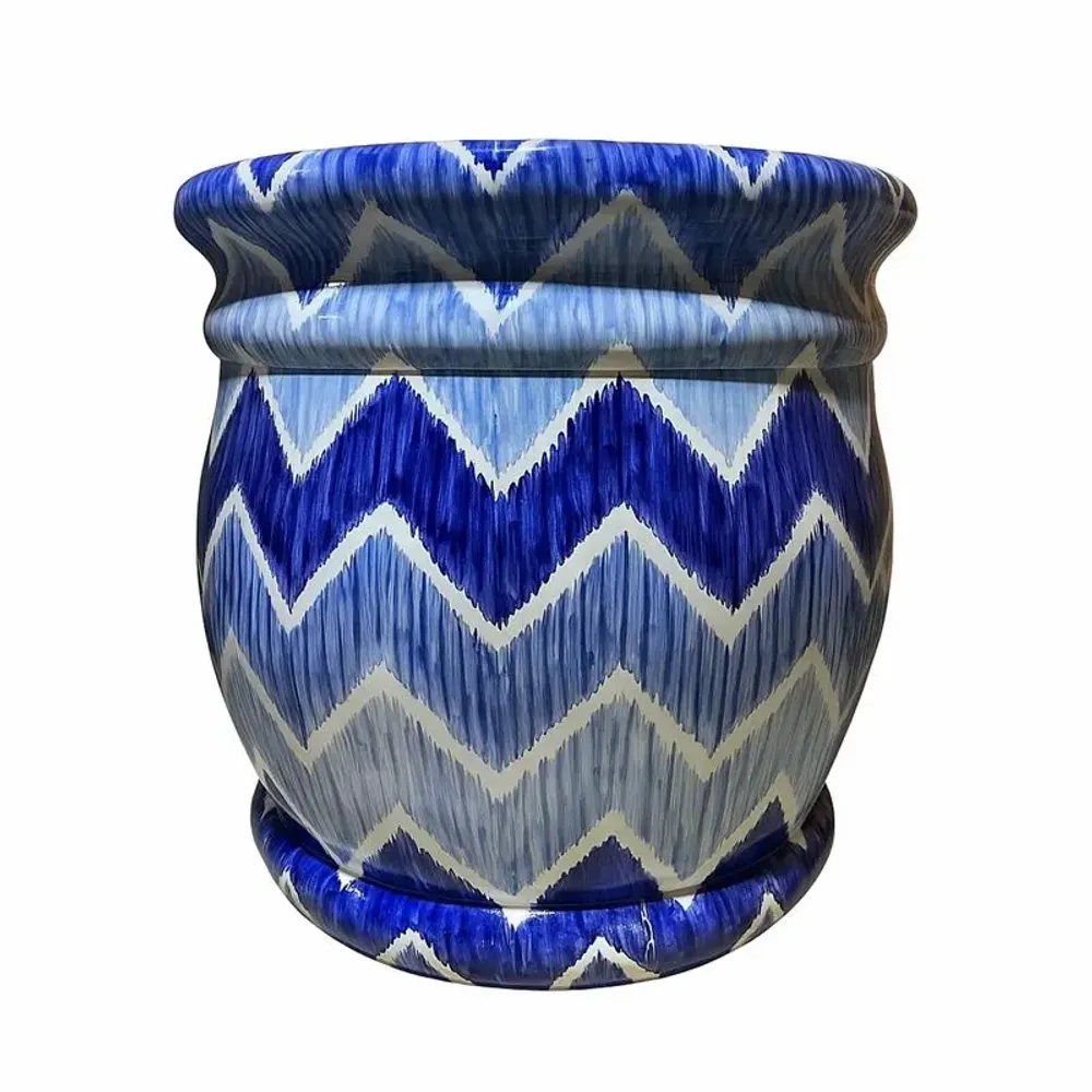 Accessoires de déco extérieure - Pot - Design Zigzag - GUADARTE