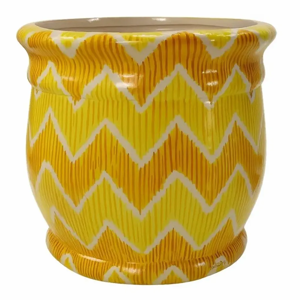 Accessoires de déco extérieure - Pot - Design Zigzag - GUADARTE