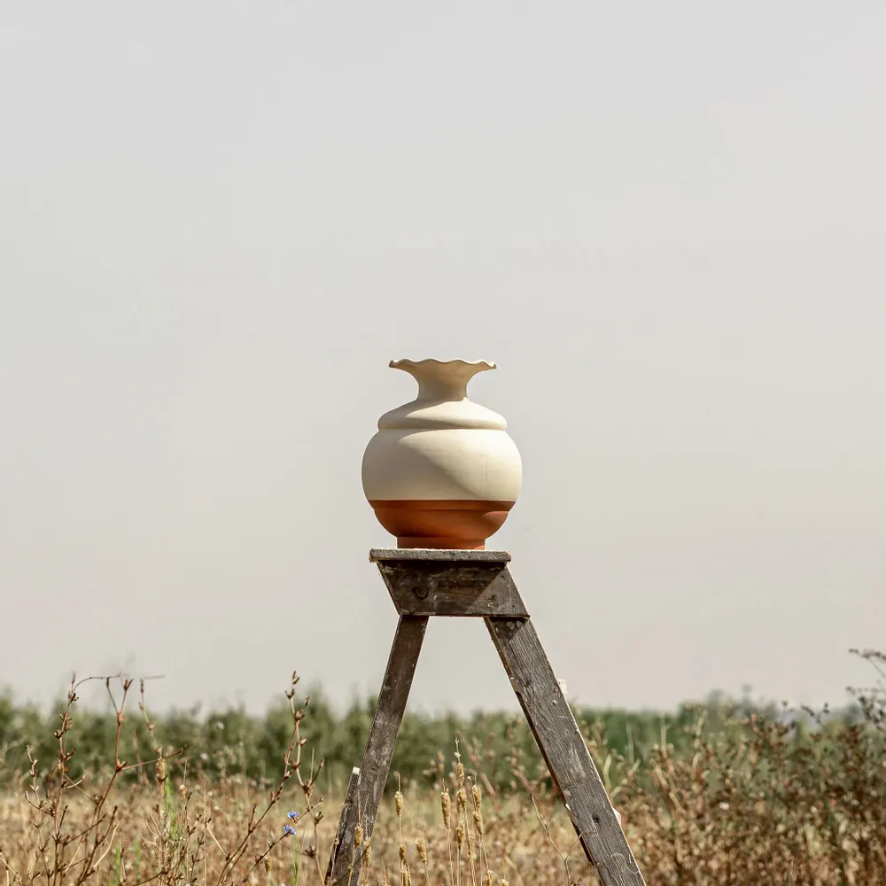 Vases - Sam Baron Round Vase - MARIA PORTUGAL TERRACOTA