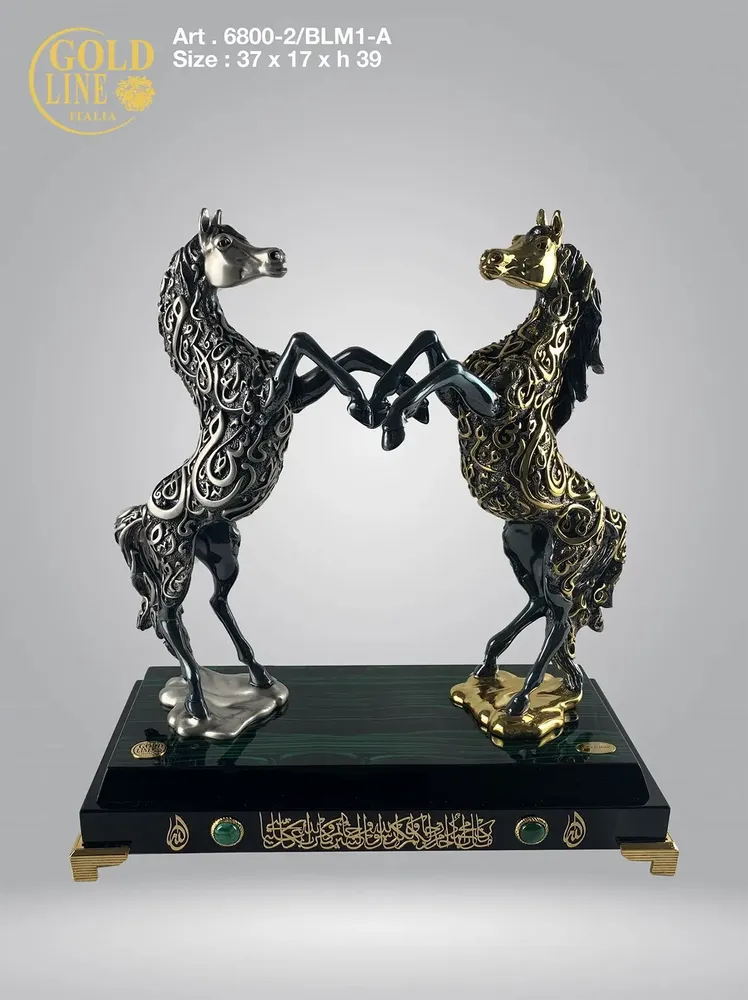 Decorative objects - 6800-2-BLM1-A - GOLD LINE ITALIA