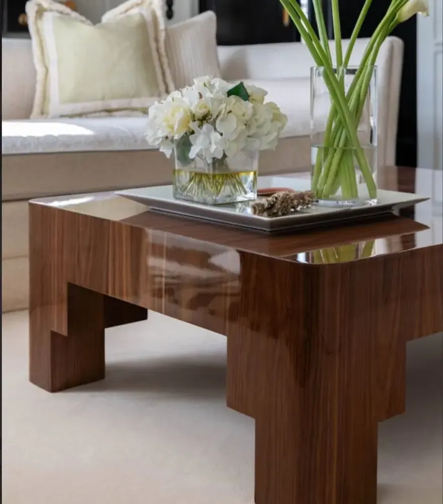 Tables basses - TABLE BASSE ADRIAN - NOYER BRILLANT - RIJD INTERIOR