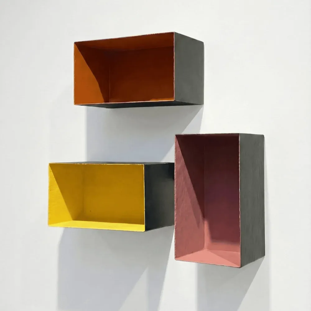 Wall ensembles - Rectangular natural slate wall shelf, 40/22/22 cm, - ARDOISE DESIGN