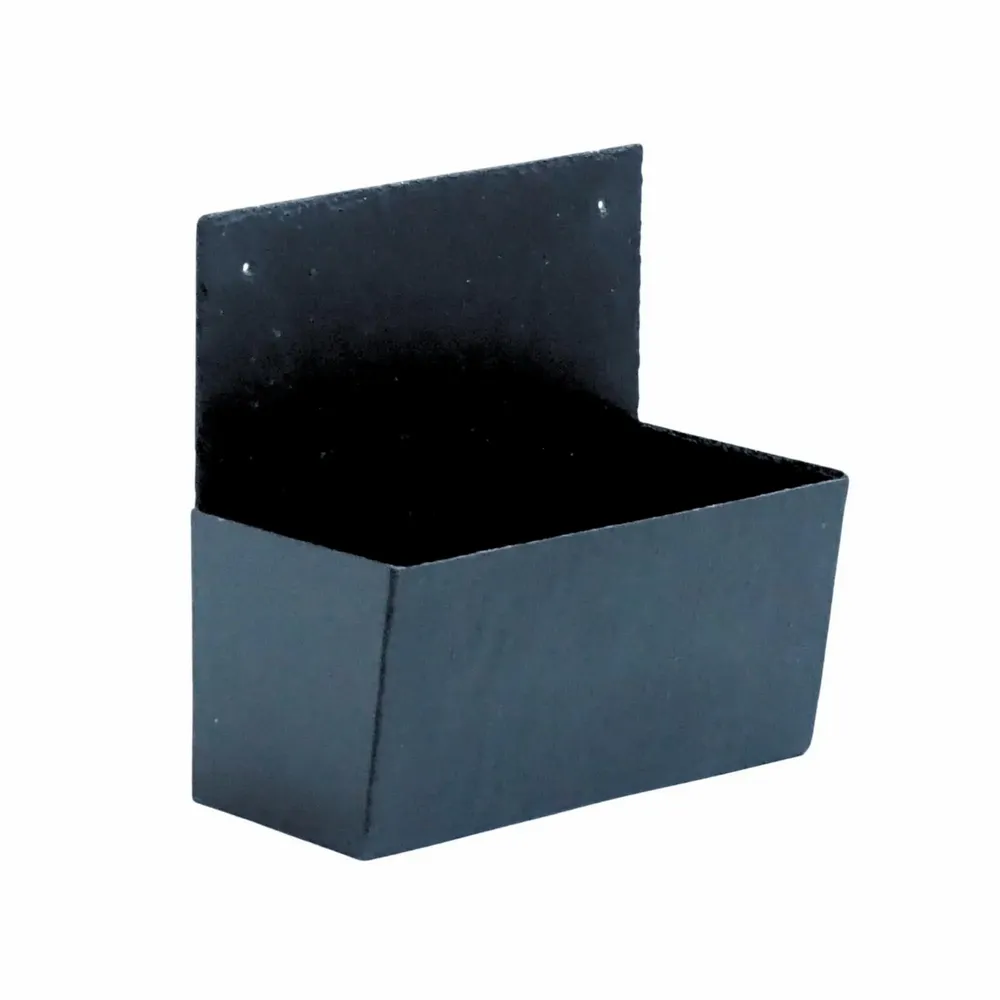 Window boxes - Square natural slate wall planter, 25/25/12.5 cm, CLASSIC - ARDOISE DESIGN