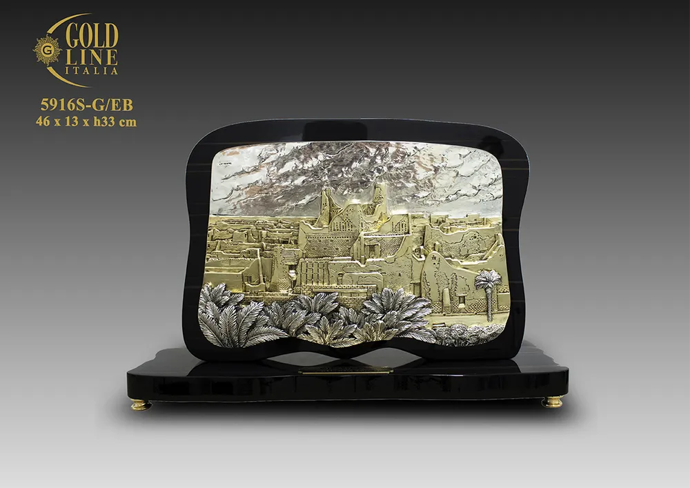 Decorative objects - 5916S-G-EB - GOLD LINE ITALIA