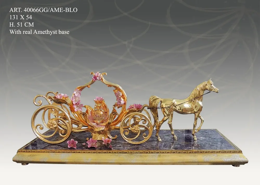 Decorative objects - 40066GG-AME-BLO - GOLD LINE ITALIA