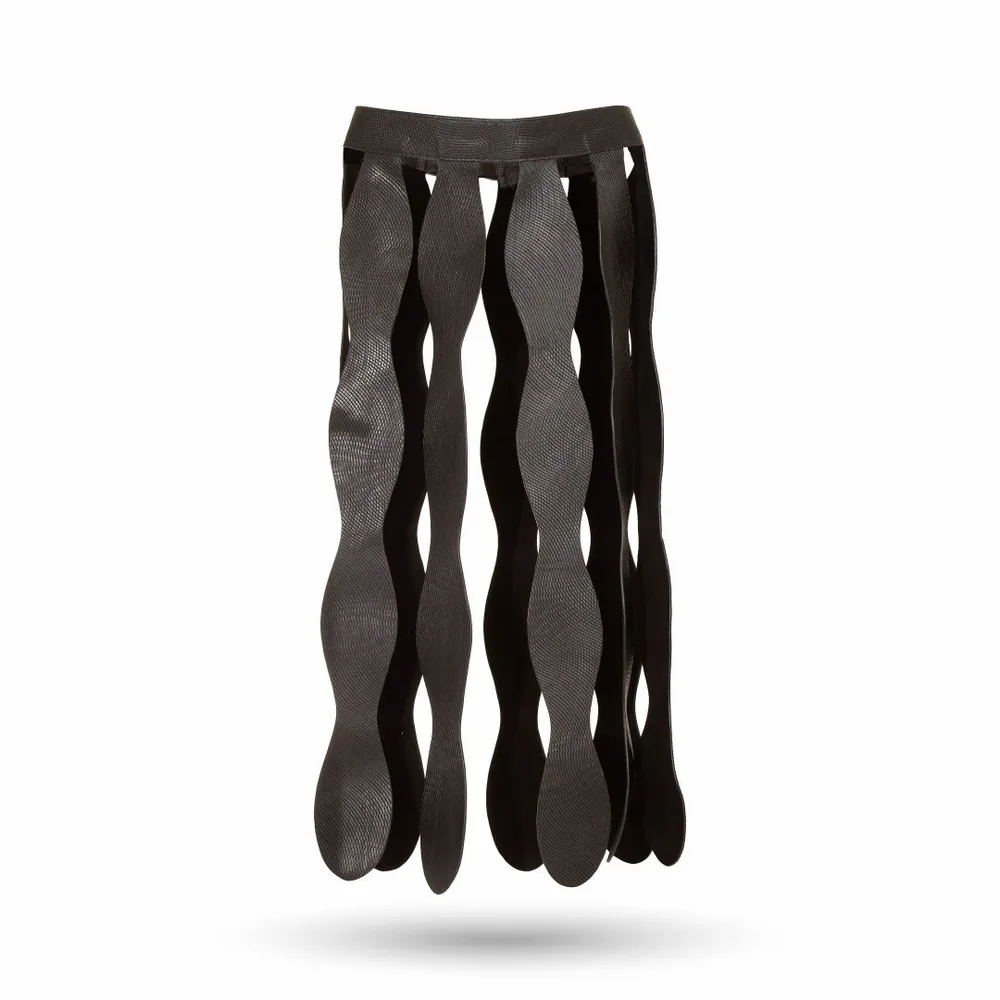 Petite maroquinerie - CEINTURE JUPE MAYA EN CUIR IMPRIME PYTHON - KAYLA PARIS