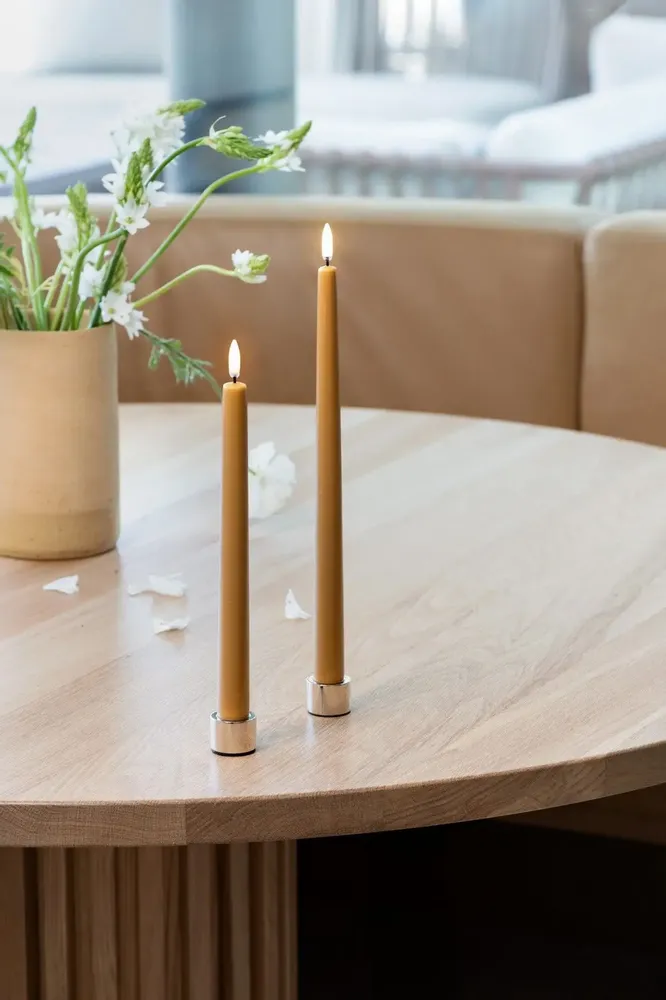 Objets design - Soft-Fit Cap Base LED Classic Taper Candles - UYUNI LIGHTING