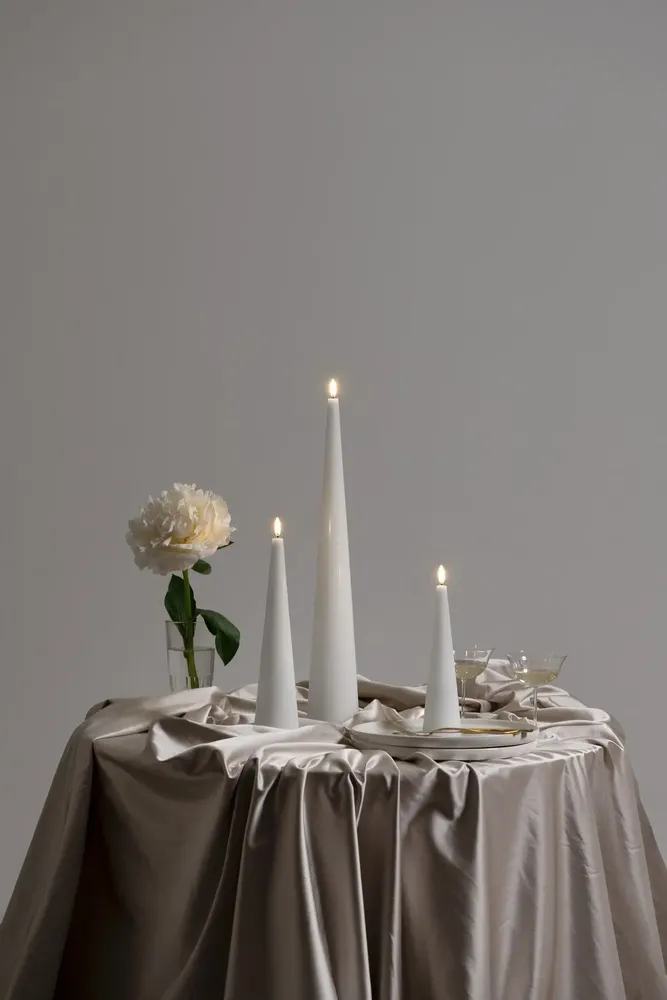 Objets design - LED Cone Candles (New Size) - UYUNI LIGHTING