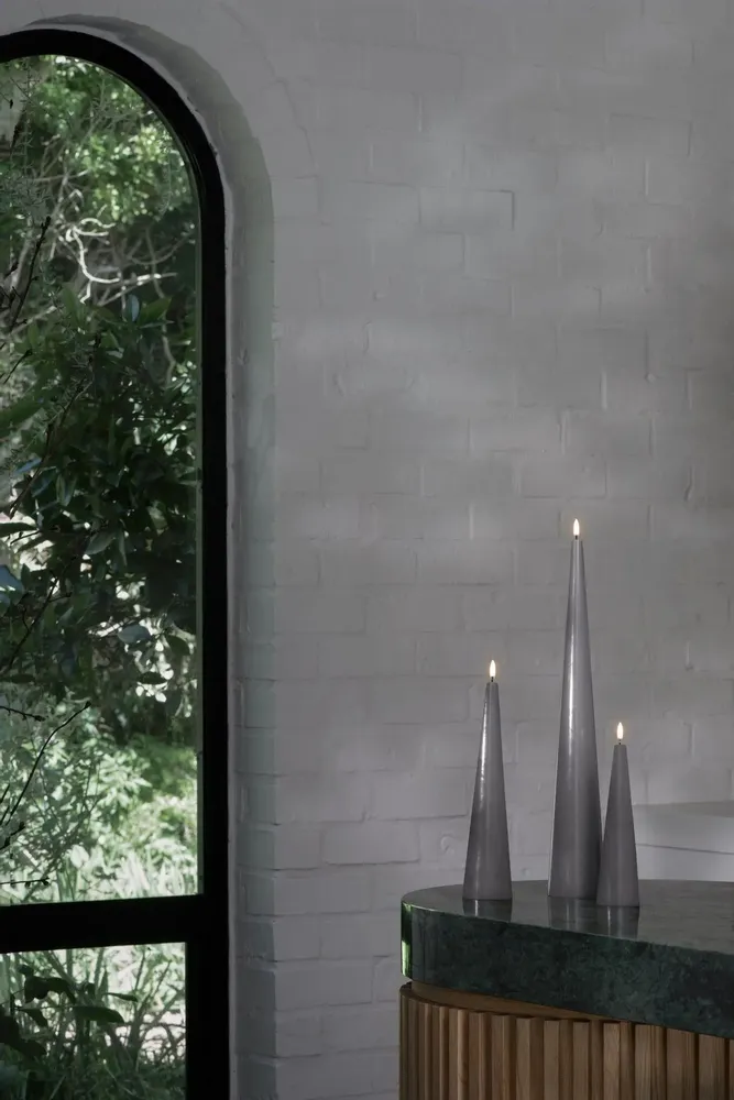Objets design - LED Cone Candles (New Size) - UYUNI LIGHTING