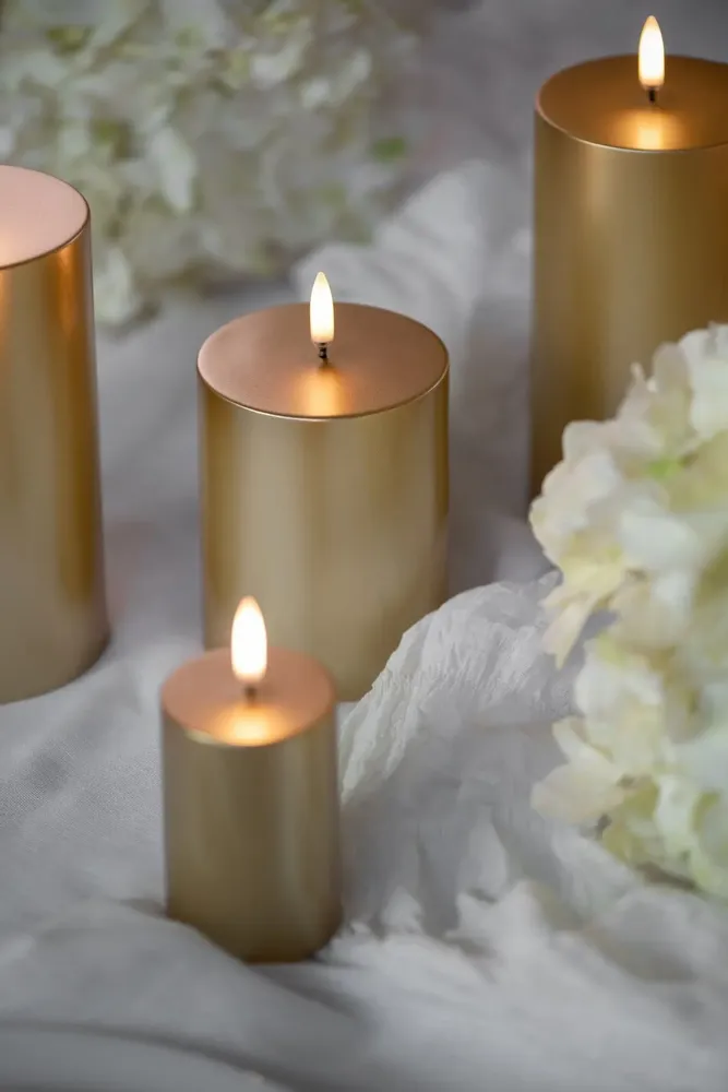 Objets design - Gold Collection LED Candles - UYUNI LIGHTING