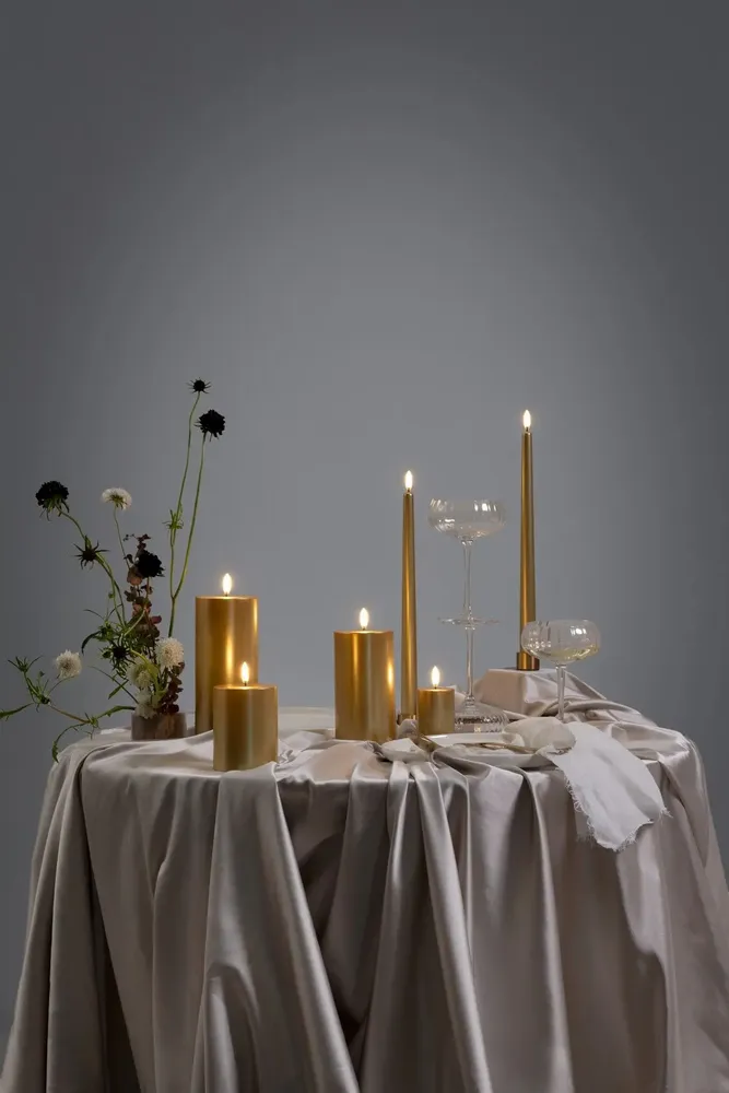 Objets design - Gold Collection LED Candles - UYUNI LIGHTING