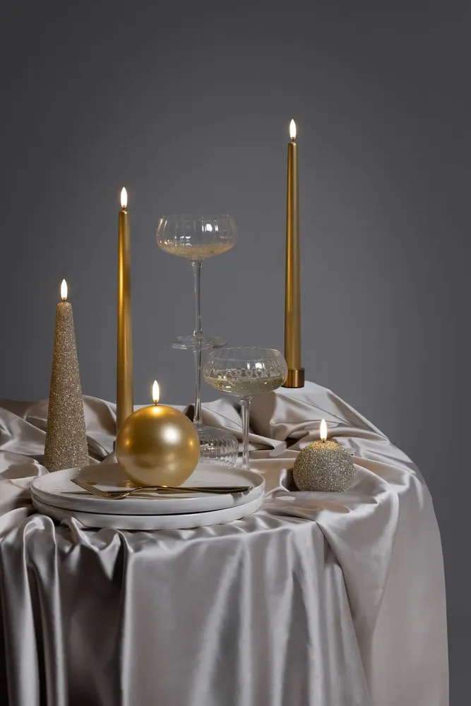 Objets design - Gold Collection LED Candles - UYUNI LIGHTING