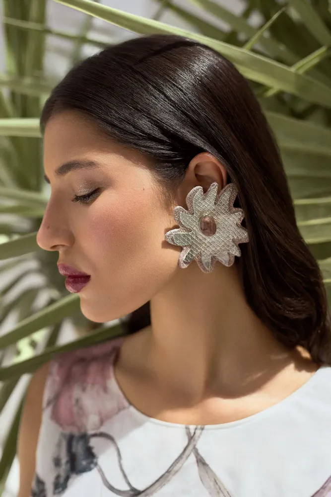 Bijoux - BIJOUX D'OREILLES DORIA EN CUIR - KAYLA PARIS