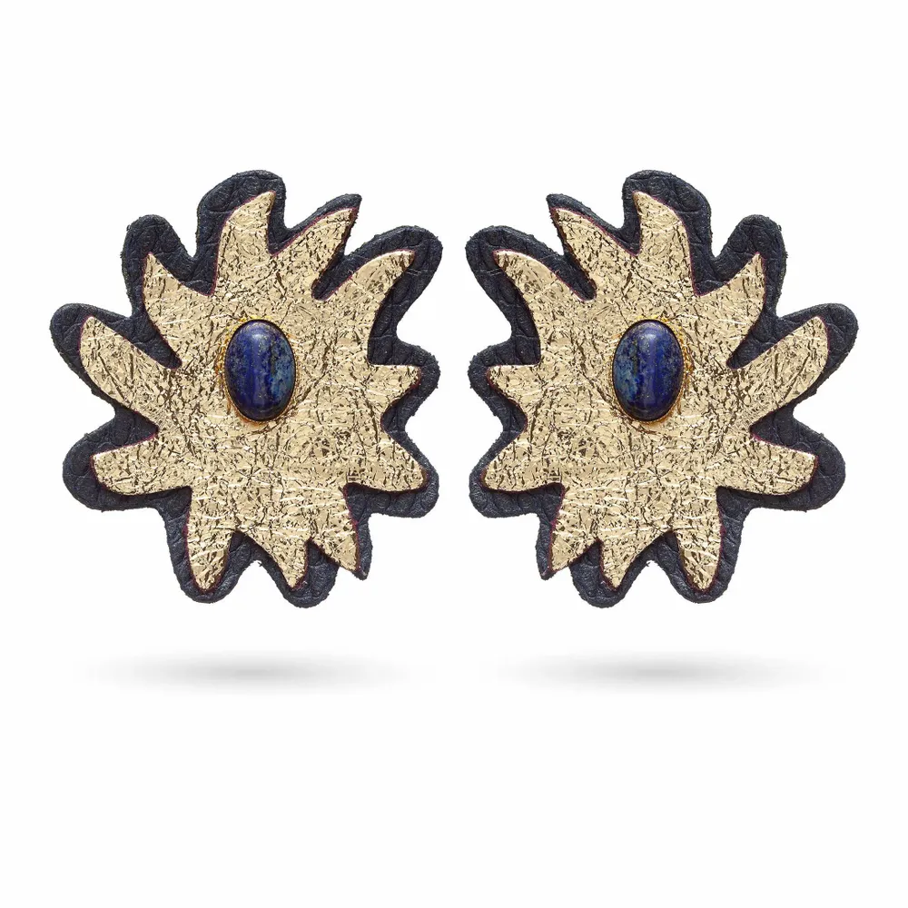 Bijoux - BIJOUX D'OREILLES DORIA EN CUIR - KAYLA PARIS