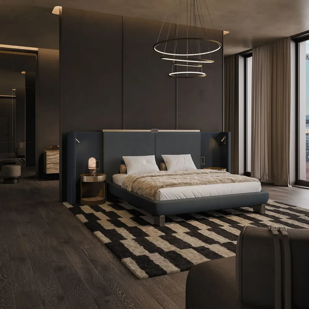 Lits - Lit Broadway de Porus Studio fabriqué au Portugal - PORUS STUDIO