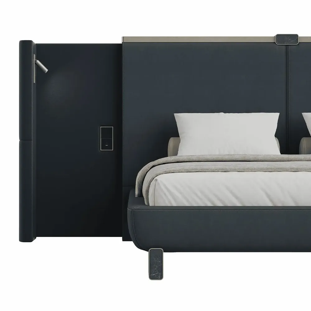 Lits - Lit Broadway de Porus Studio fabriqué au Portugal - PORUS STUDIO