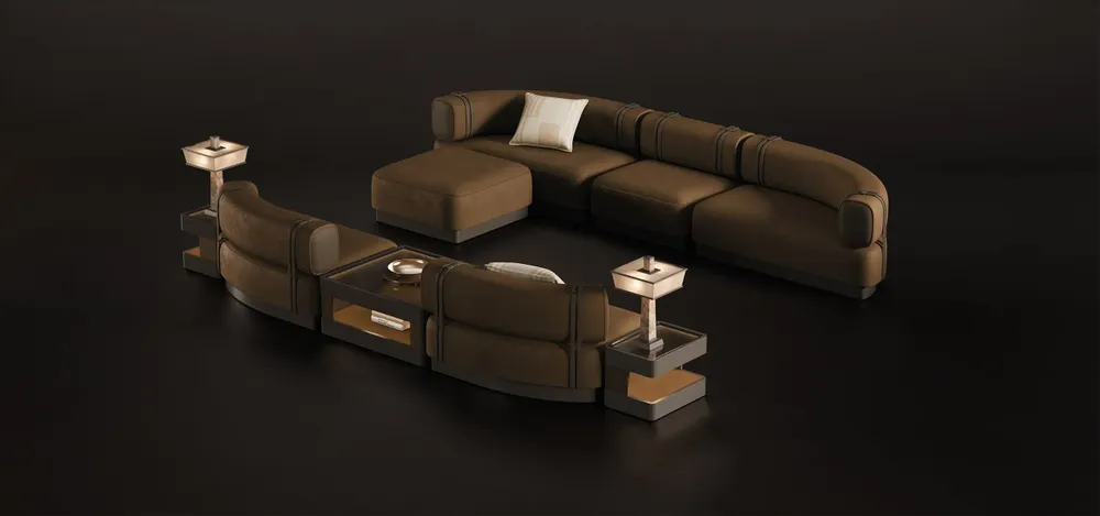 Ottomans - Sedonna Ottoman By Porus Studio Made in Portugal - PORUS STUDIO