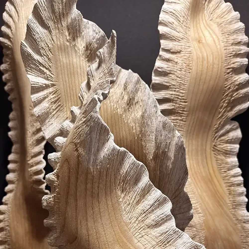 Sculptures, statuettes et miniatures - "Mouvement" - AGNÈS K. SCULPTURE SUR BOIS