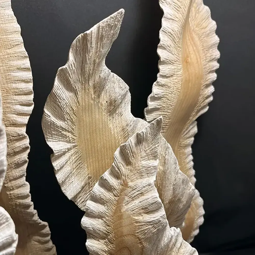 Sculptures, statuettes et miniatures - "Mouvement" - AGNÈS K. SCULPTURE SUR BOIS
