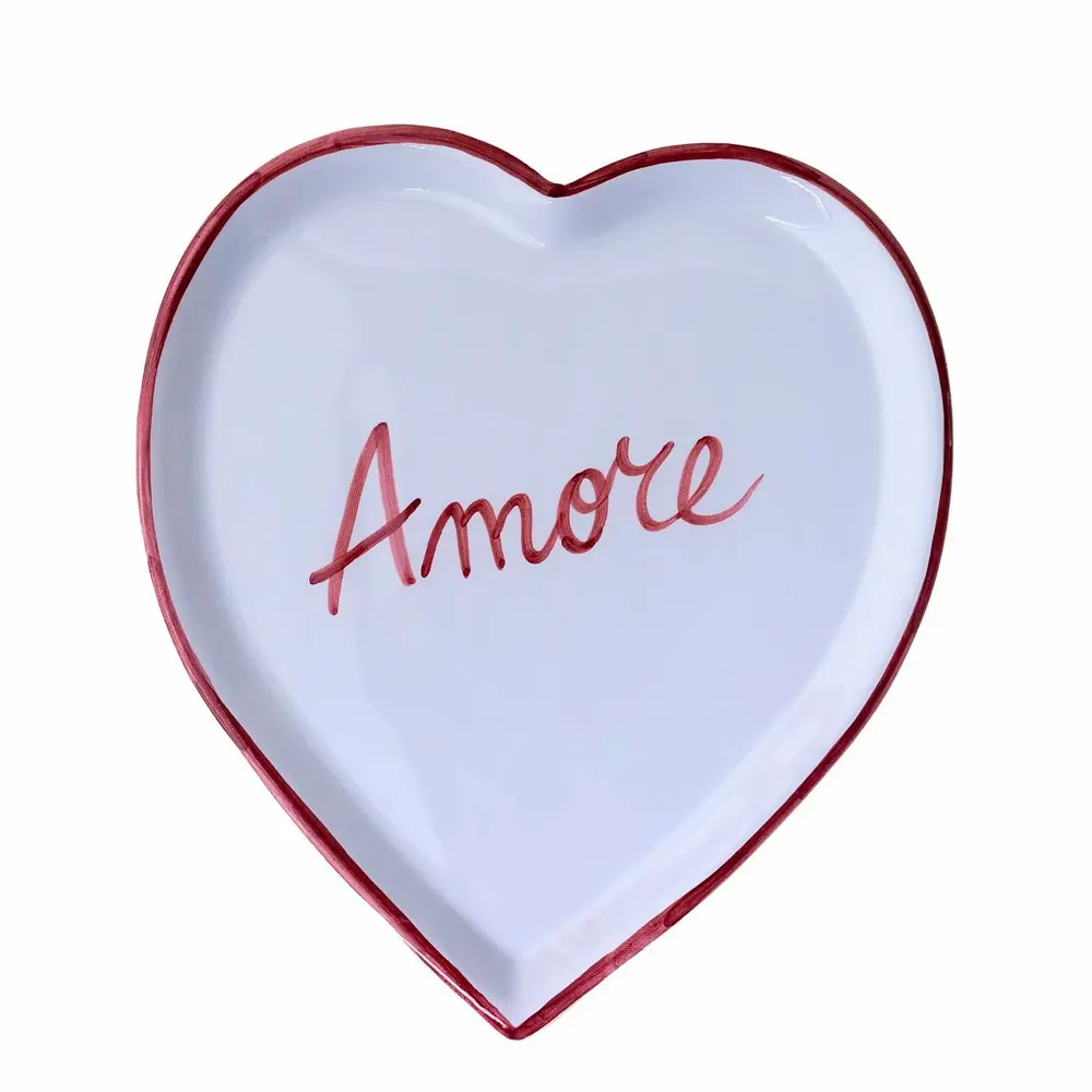Everyday plates - Felicità heart plate - SOLESINO