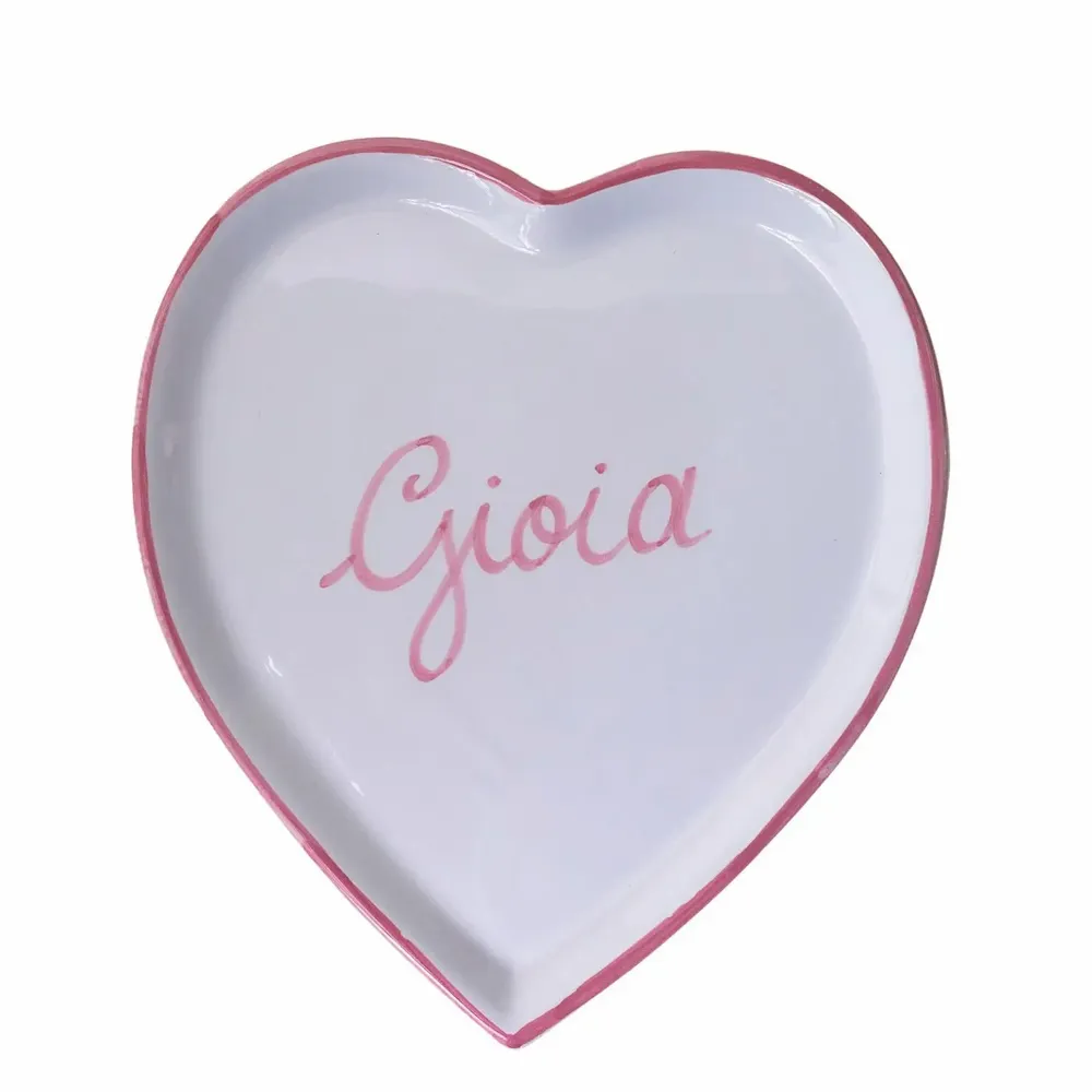 Everyday plates - Felicità heart plate - SOLESINO