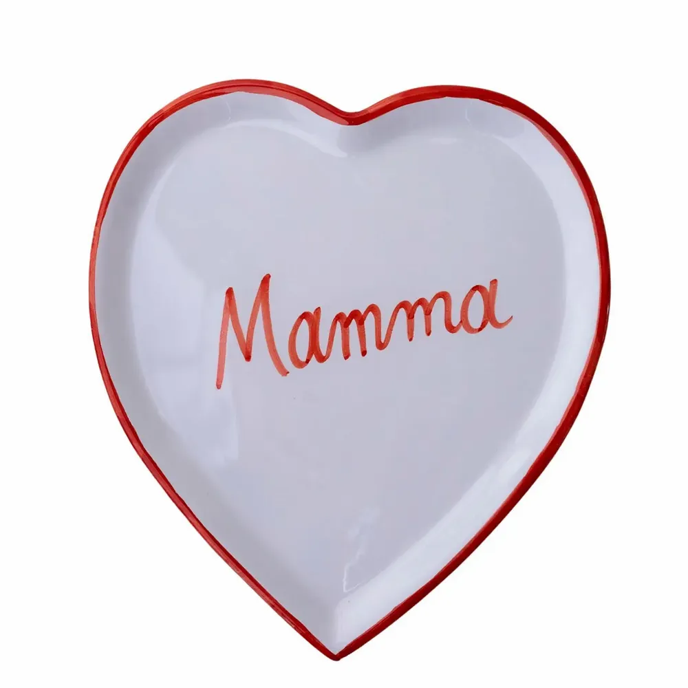 Everyday plates - Felicità heart plate - SOLESINO