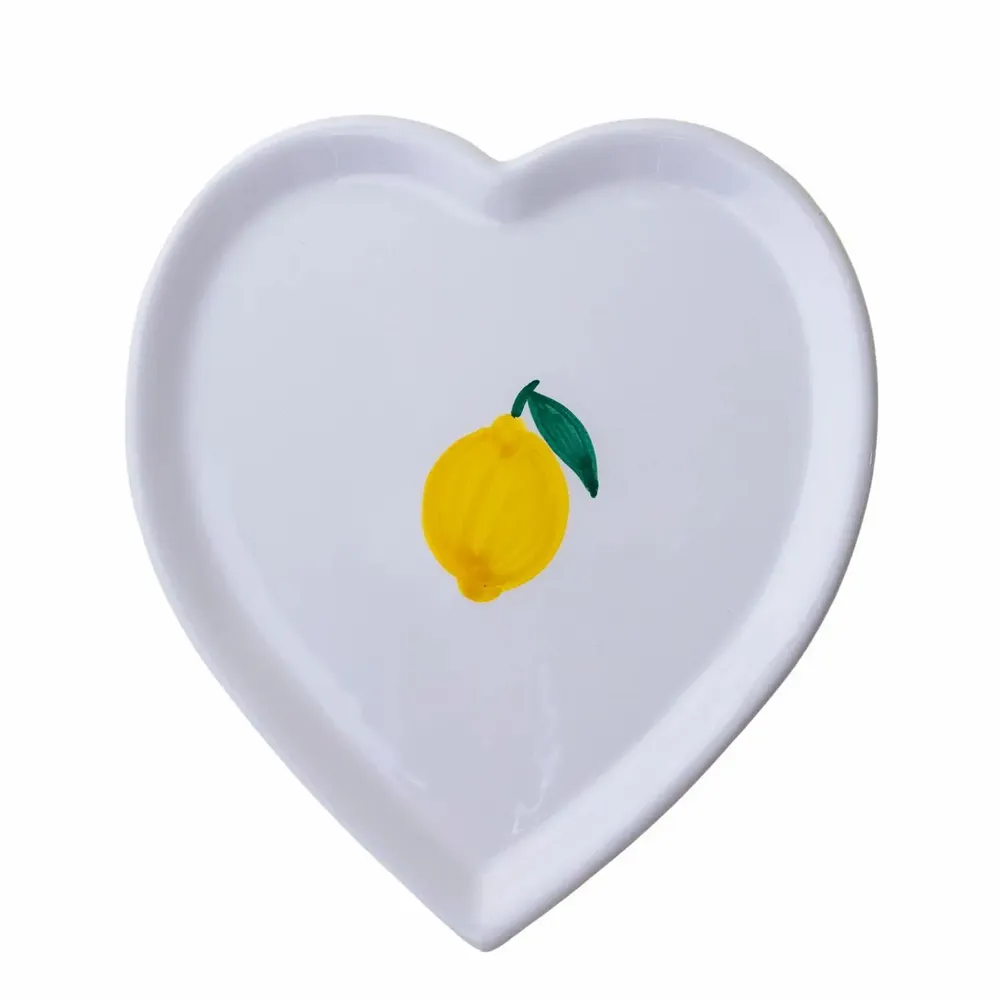 Everyday plates - Felicità heart plate - SOLESINO