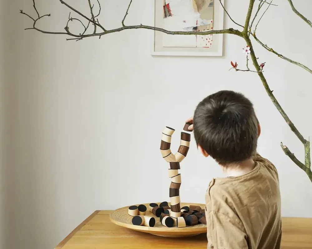 Toys - Loggos Beech & Walnut - LOGGOS I FRECHLING