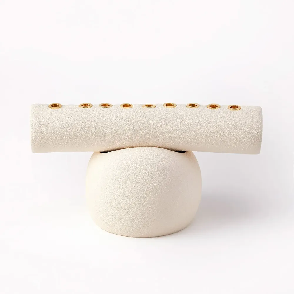 Candlesticks and candle holders - Goldie Menorah - DUMAE