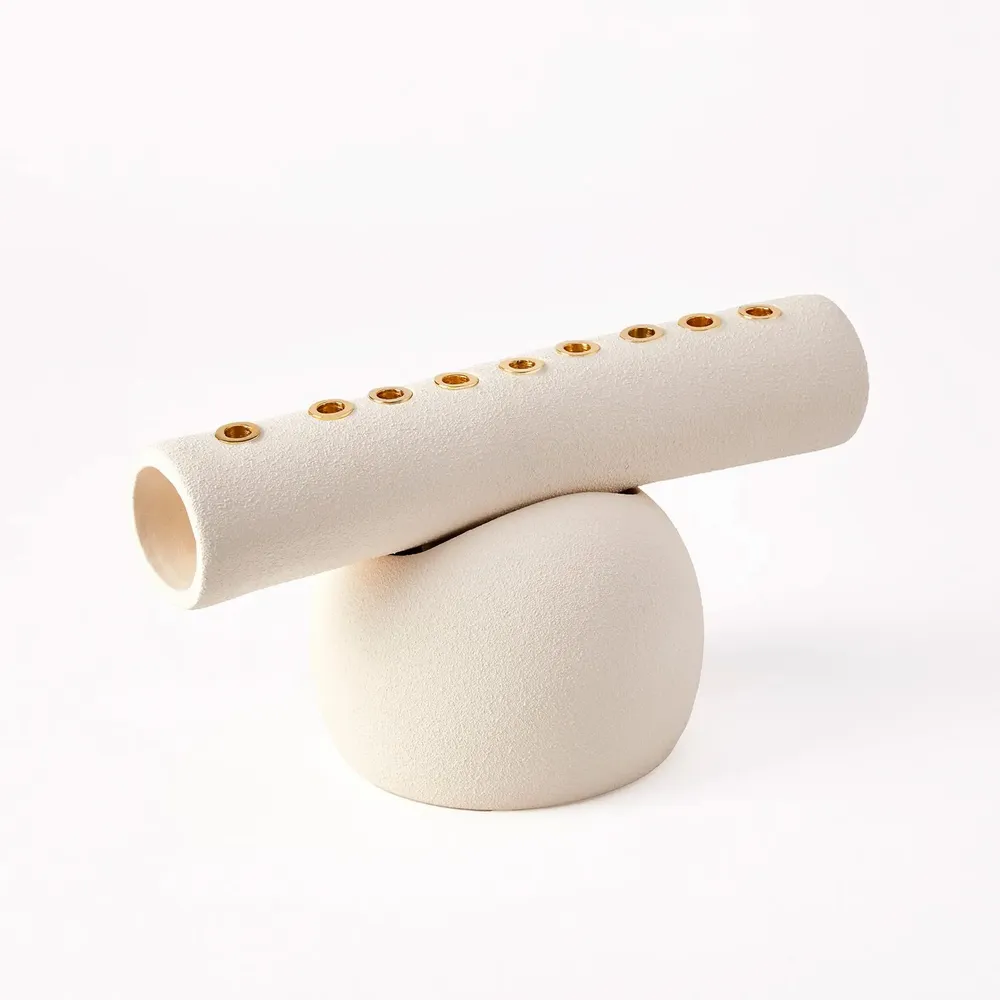 Candlesticks and candle holders - Goldie Menorah - DUMAE