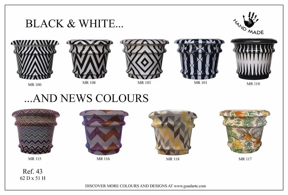 Flower pots - Zigzag pot - GUADARTE