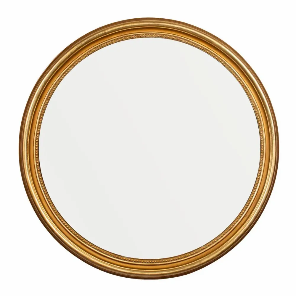Miroirs - Miroir Rond Doré Butler - Cécile - 100 cm - KUZCO ART MAISON