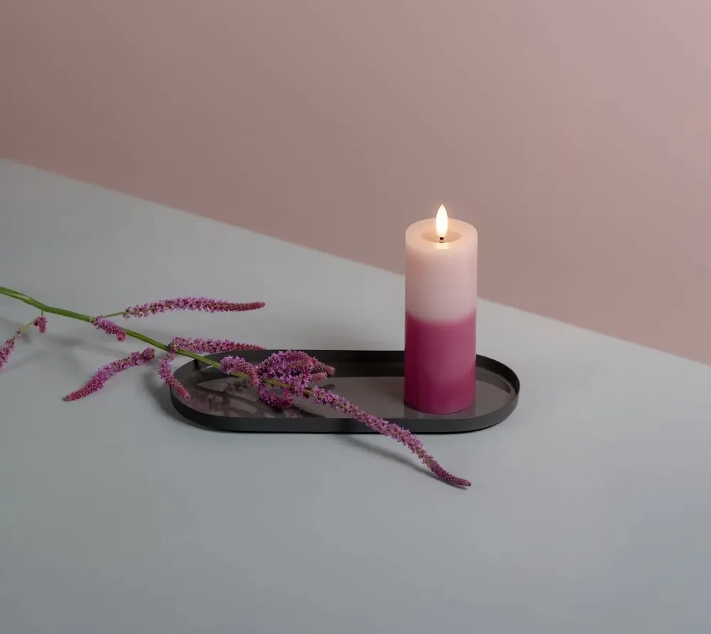 Objets de décoration - Pillar Candle (Two Tone) New Colour - MOODS & MORE
