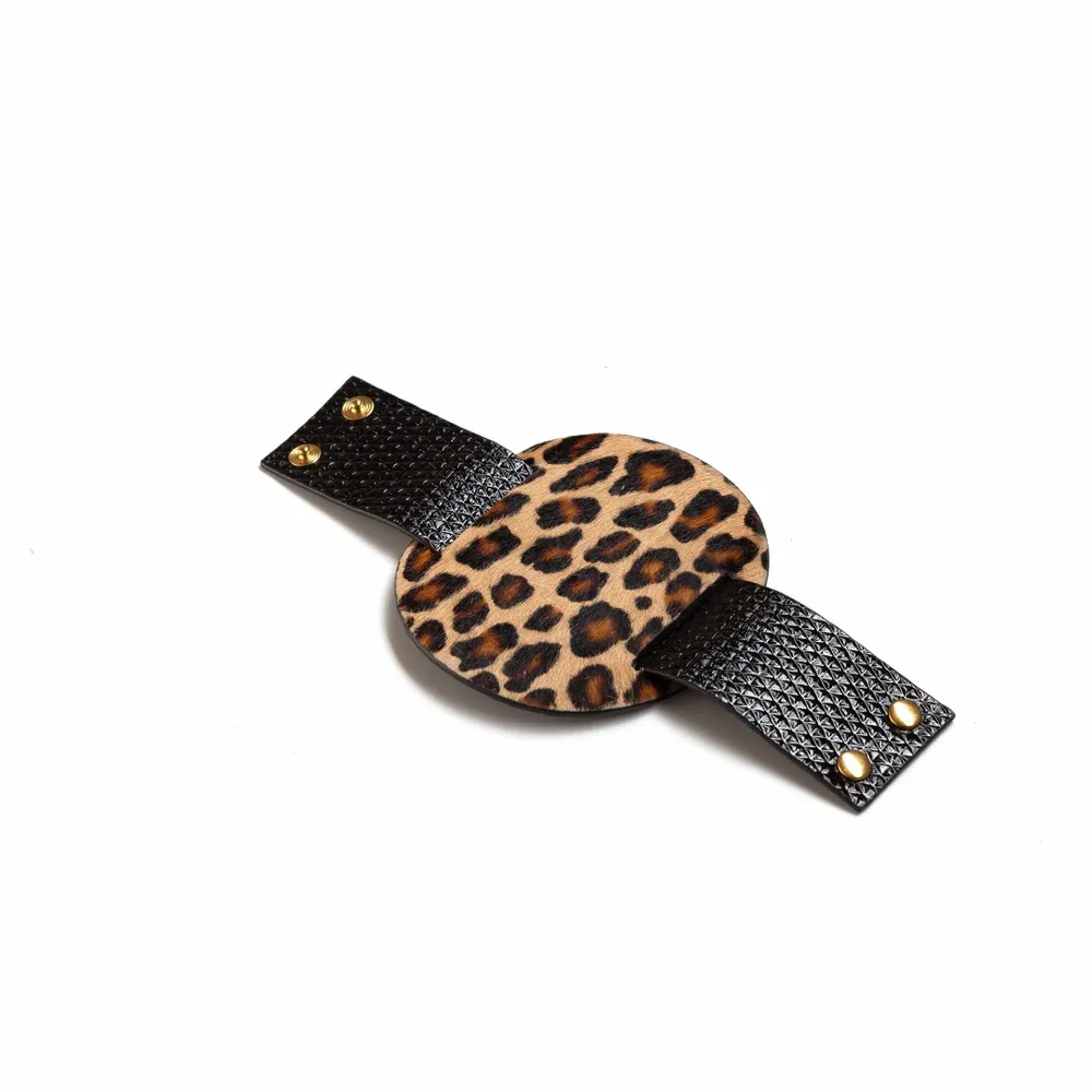 Bracelets - MANCHETTE TARANA EN CUIR - KAYLA PARIS