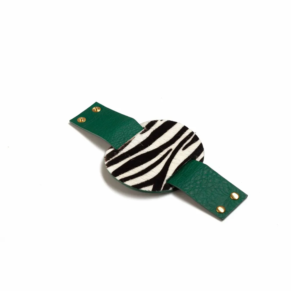 Bracelets - MANCHETTE TARANA EN CUIR - KAYLA PARIS