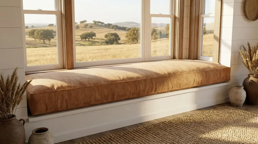 Ottomans - CorkLuxe Seats cushion, Floor seating, Poufs | Made to order - ARTISAN BY MF