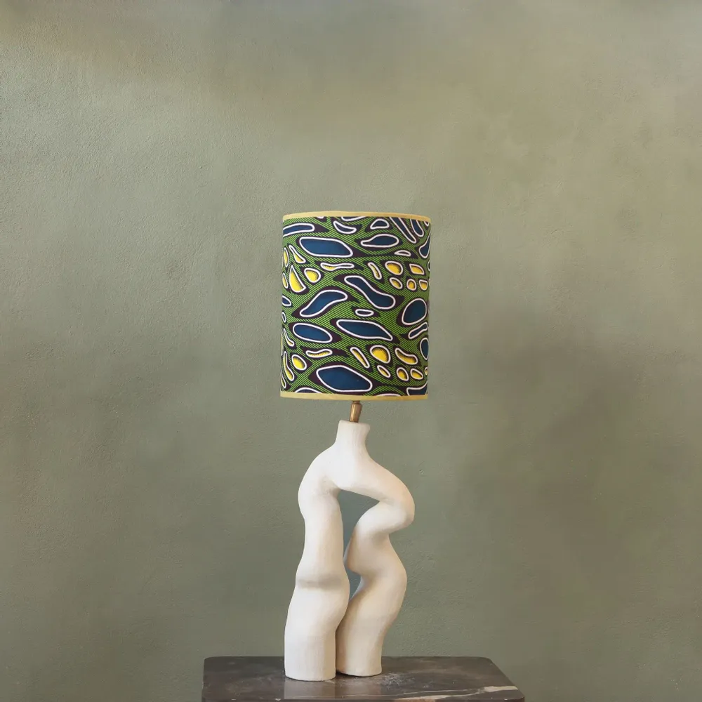 Lampes de table - Lampe en céramique biologique artisanale Roots - STUDIO WILD ORANGE