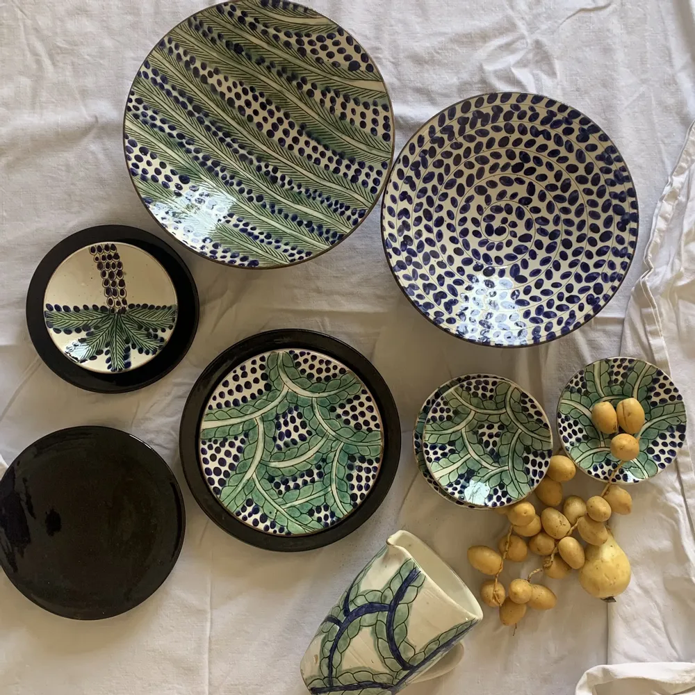 Everyday plates - FOLIAGE: plates, dishes, cups, jugs, etc. FL001 to FL006 SERIES - TAKECAIRE