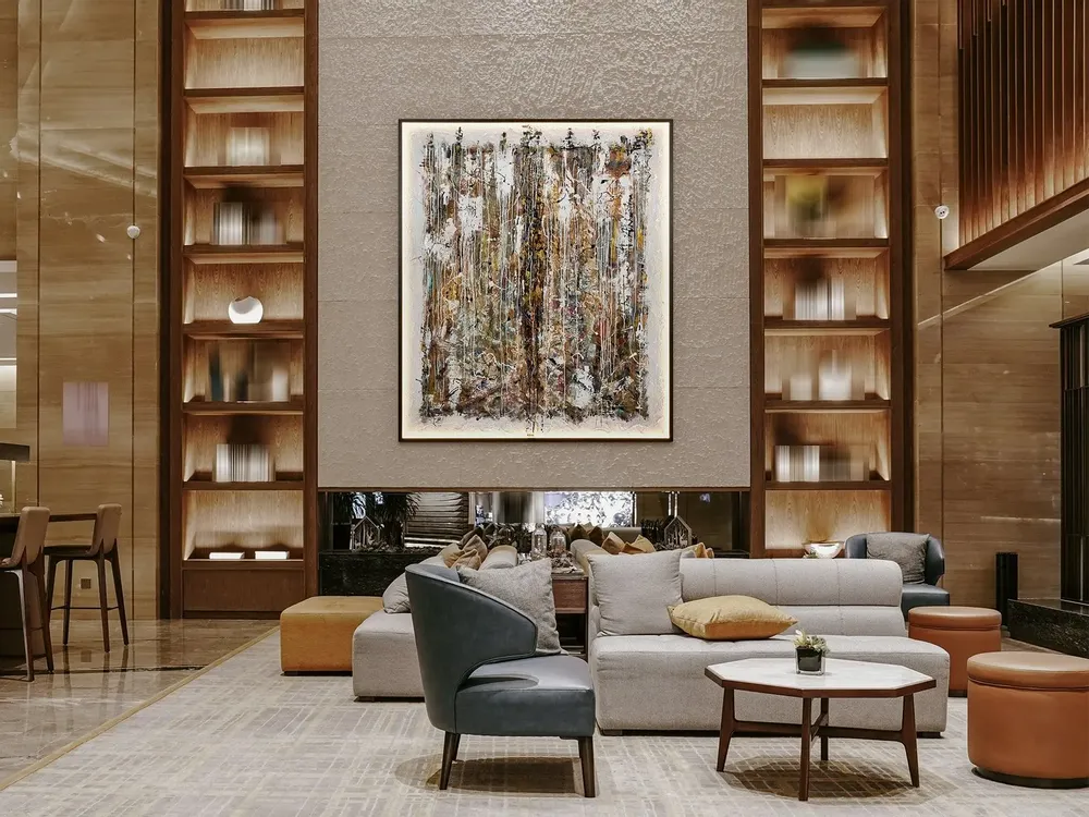 Panels - 'Arrecife' - Original artwork - 170x200cm. - PERSPECTIVA 10