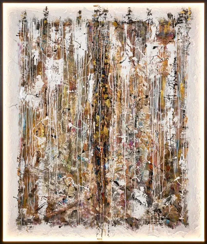 Panels - 'Arrecife' - Original artwork - 170x200cm. - PERSPECTIVA 10