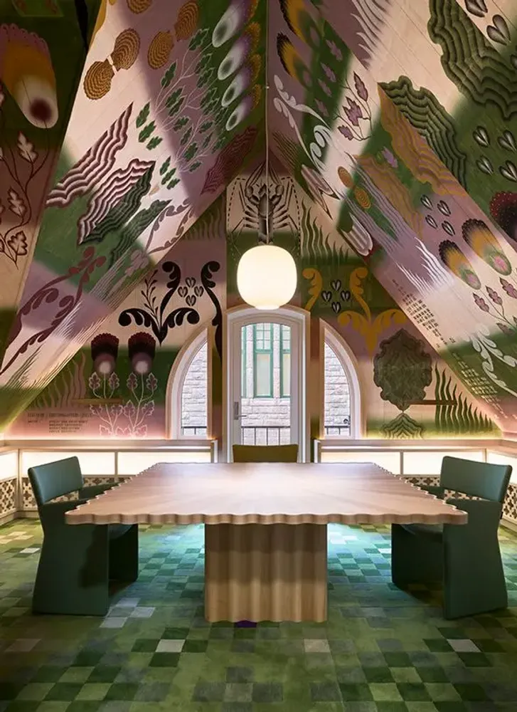 Fresques murales décoratives - PoMo Museum - INDIA MAHDAVI