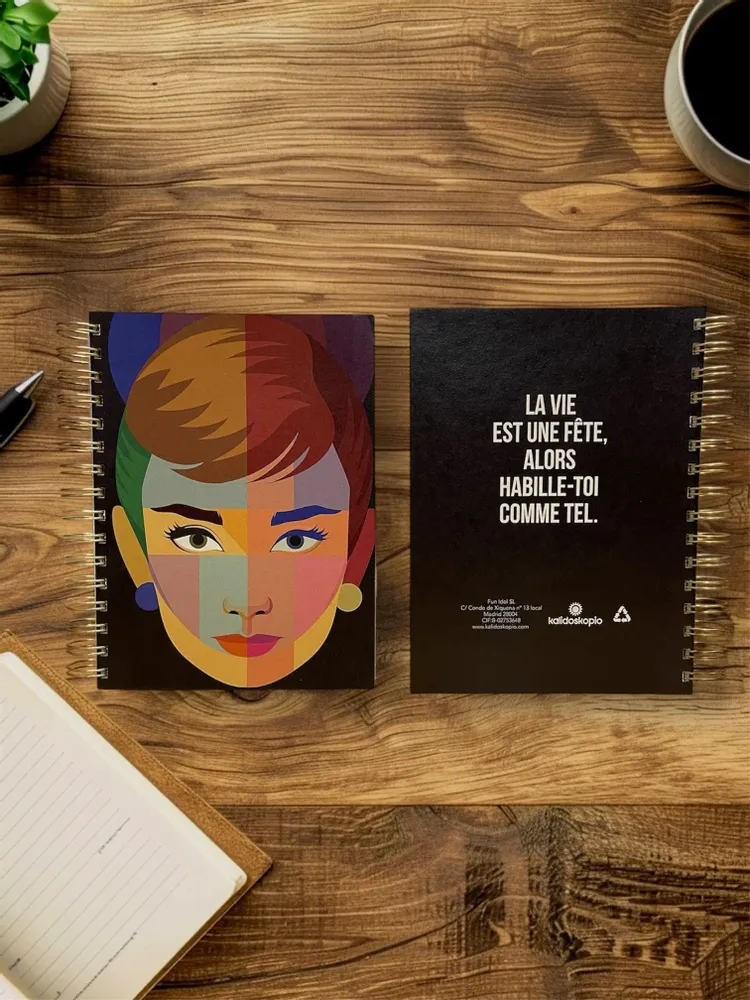 Papeterie - Carnet GEO ECO Audrey - KALIDOSKOPIO