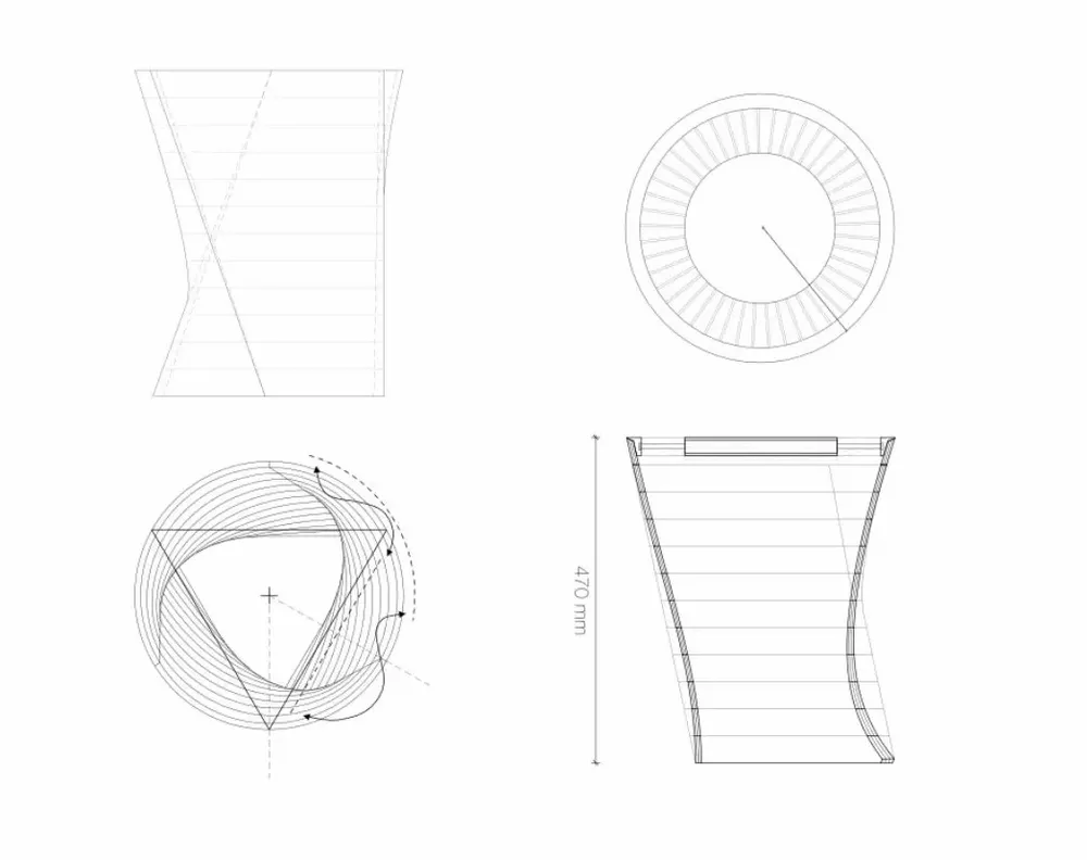 Tabourets - Tabouret NOZOMI - F.LLI REIFER CUSTOM