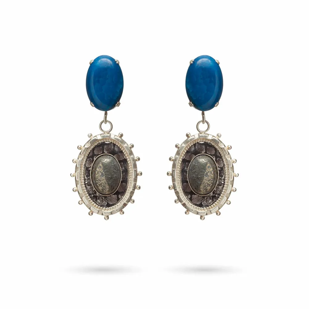 Bijoux - BIJOUX D'OREILLES ZAHA EN CUIR - KAYLA PARIS