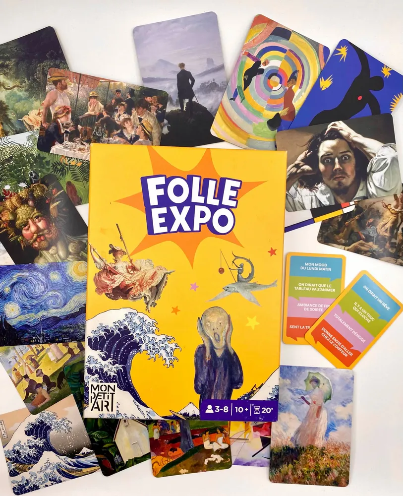Jeux enfants - FOLLE EXPO le jeu d'ambiance sur l'art complètement décalé ! - MON PETIT ART