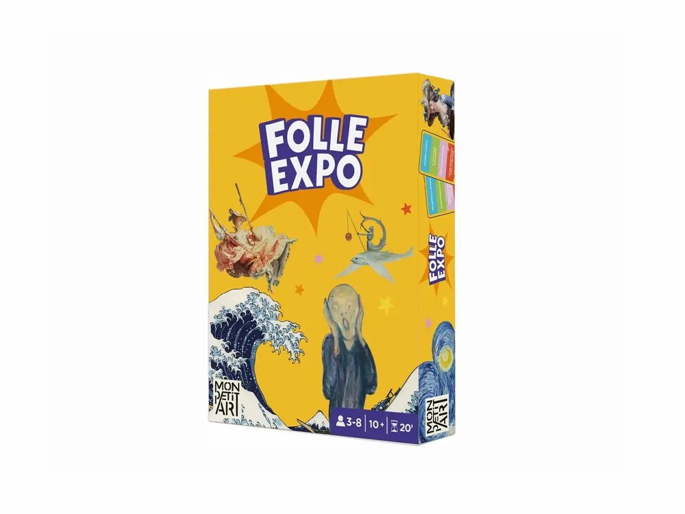 Jeux enfants - FOLLE EXPO le jeu d'ambiance sur l'art complètement décalé ! - MON PETIT ART