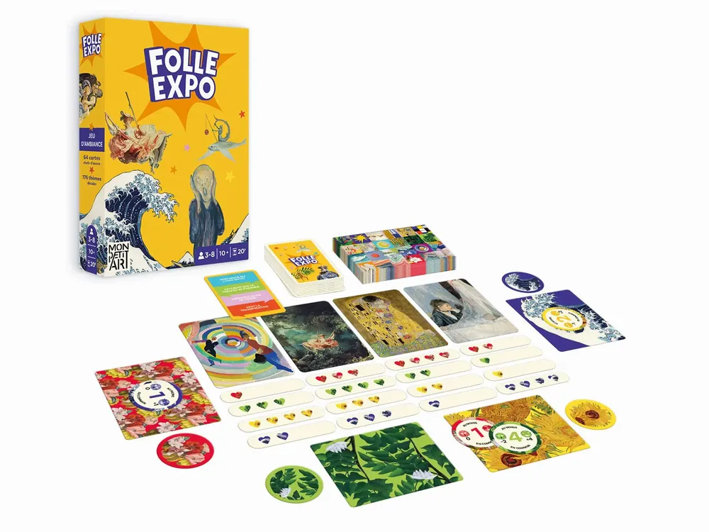 Jeux enfants - FOLLE EXPO le jeu d'ambiance sur l'art complètement décalé ! - MON PETIT ART